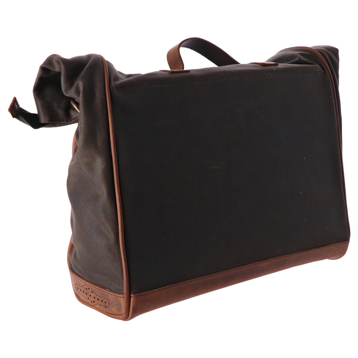Longride click-on Old Chopper saddlebag waxed cotton - Khaki