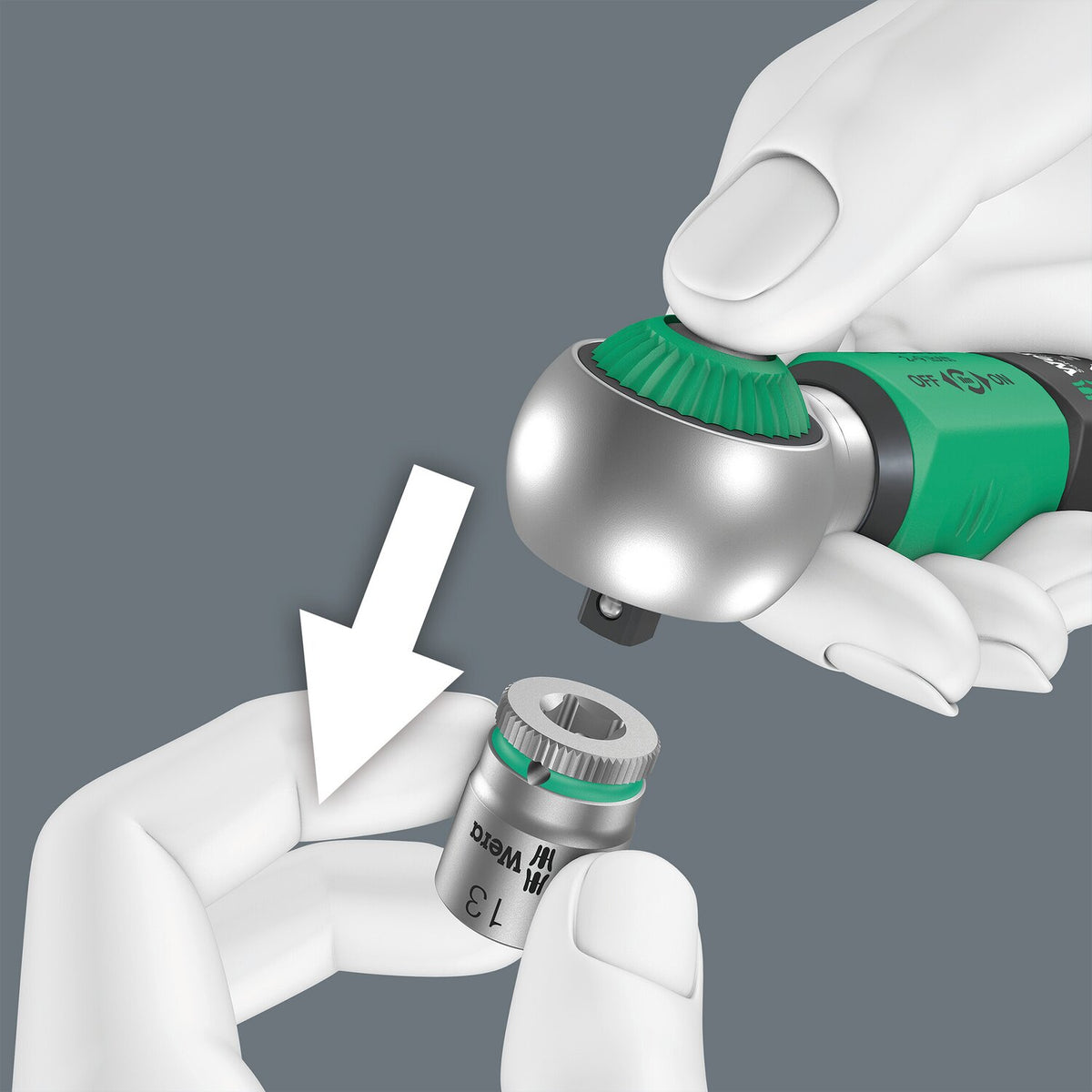 Wera Safe-Torque A1 adjustable torque wrench 1/4"