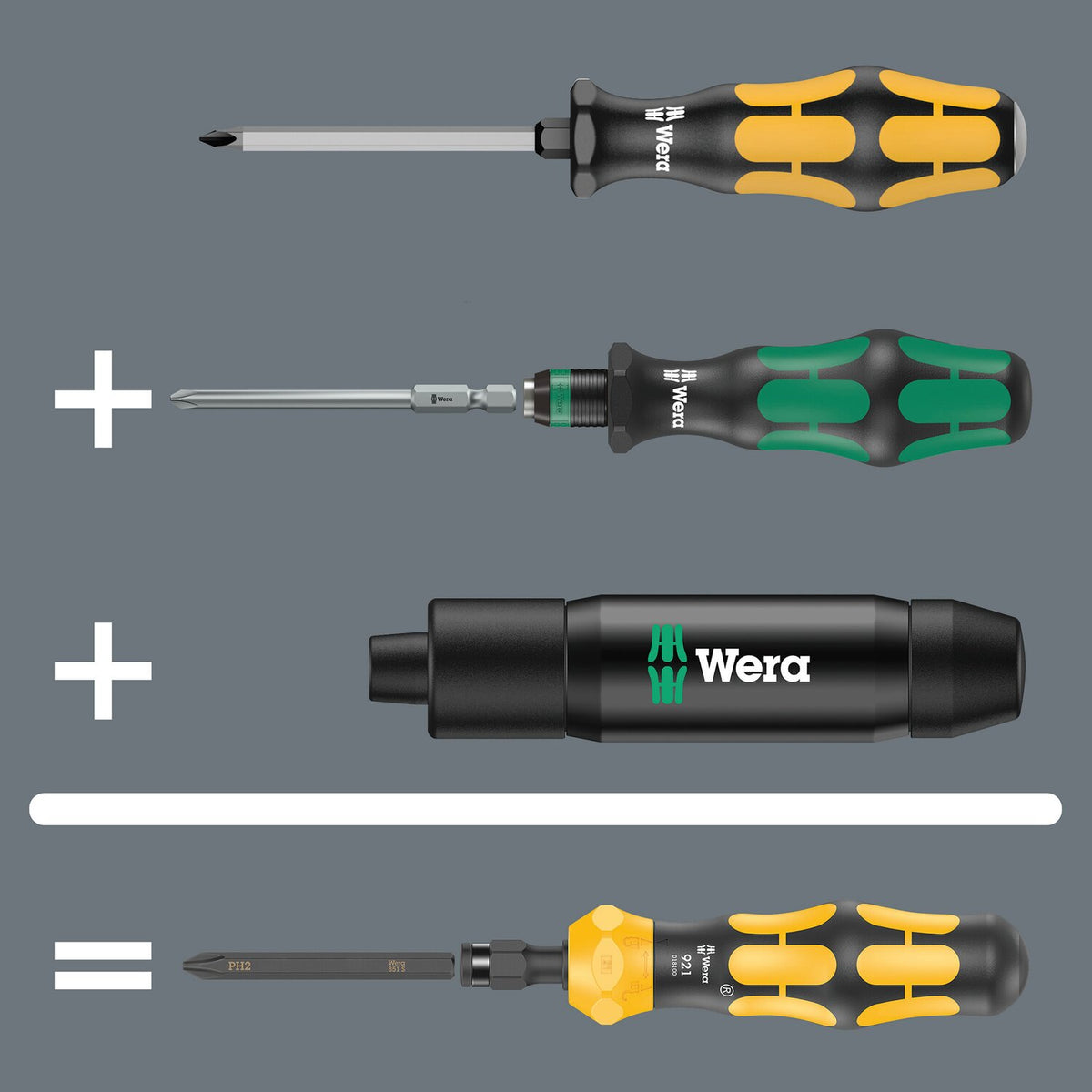Wera Kraftform impact screwdriver kit - Metric