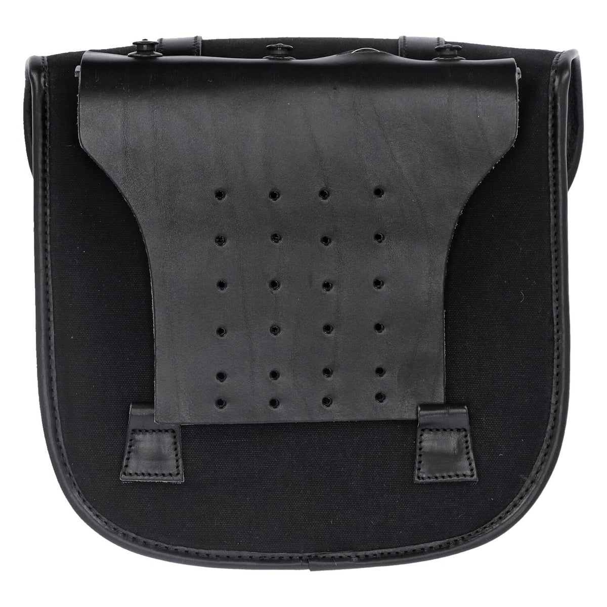 Longride Throw over saddlebags waxed cotton - Black