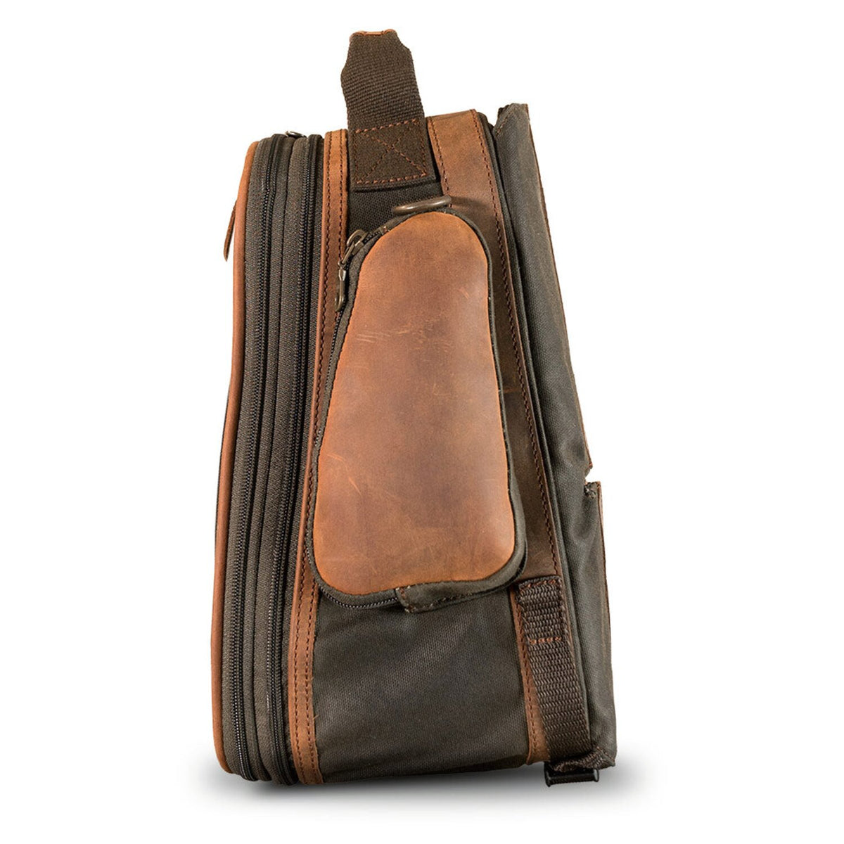 Longride Heritage waxed canvas tank bag - Khaki