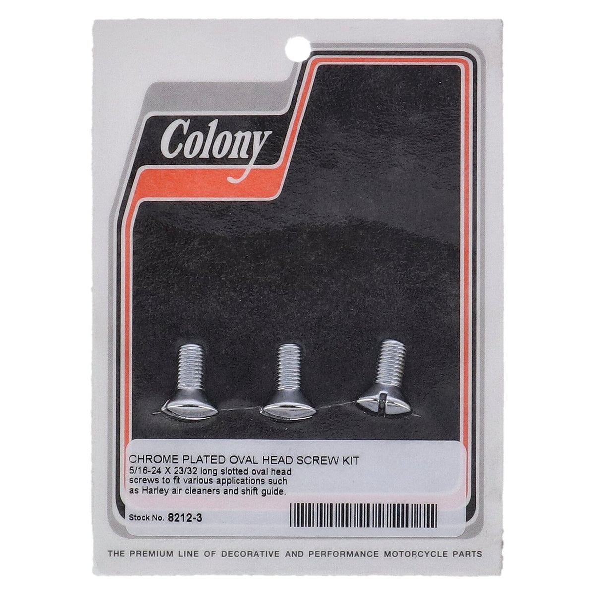 Colony shifter guide bolt screw kit - Chrome