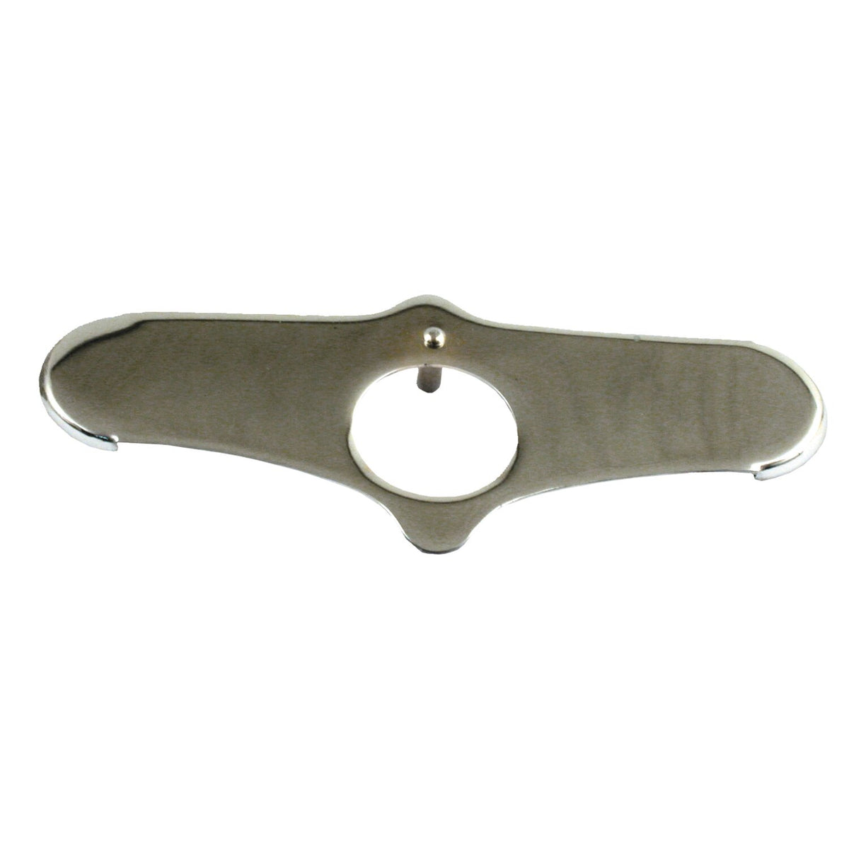 Samwel Lockplate negative offset Springer fork stem nut - Chrome