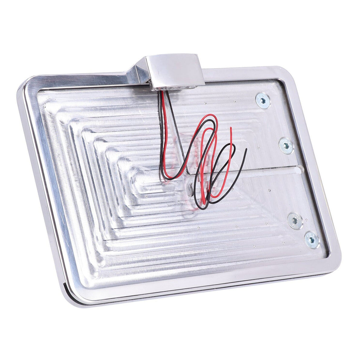 CPV 'slide-in' license plate bracket - Side mount polished