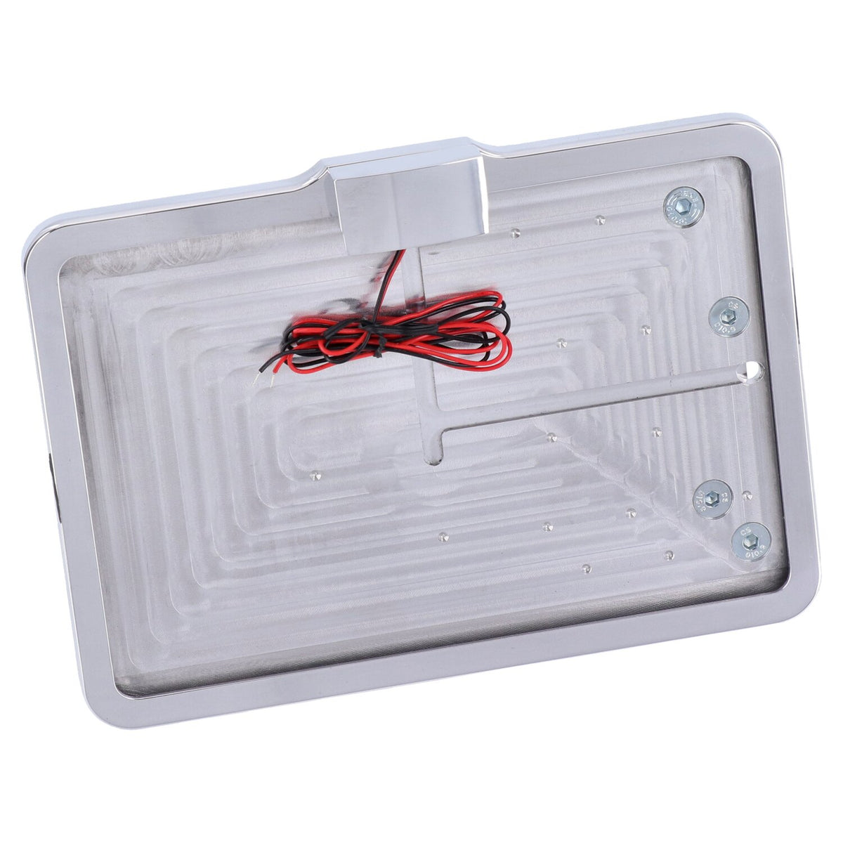 CPV 'slide-in' license plate bracket - Side mount polished