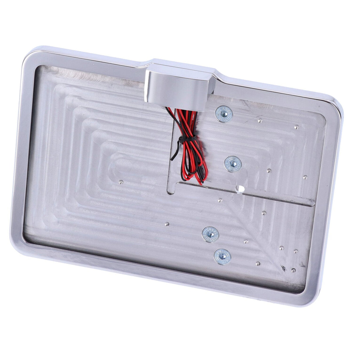 CPV 'slide-in' license plate bracket - Side mount polished