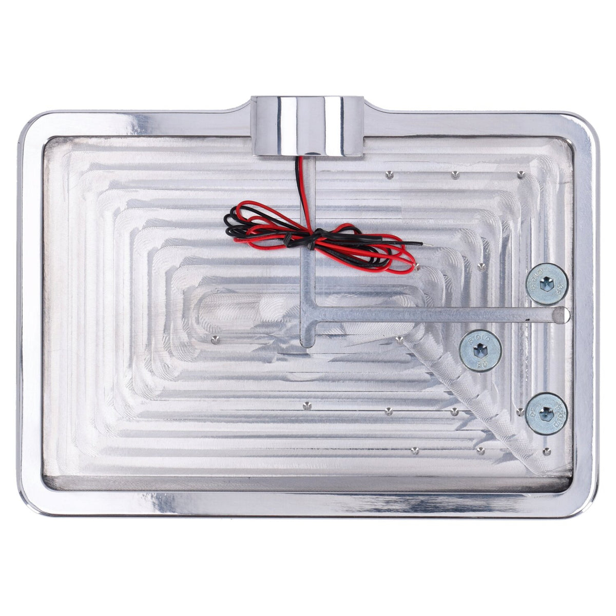 CPV 'slide-in' license plate bracket - Side mount polished