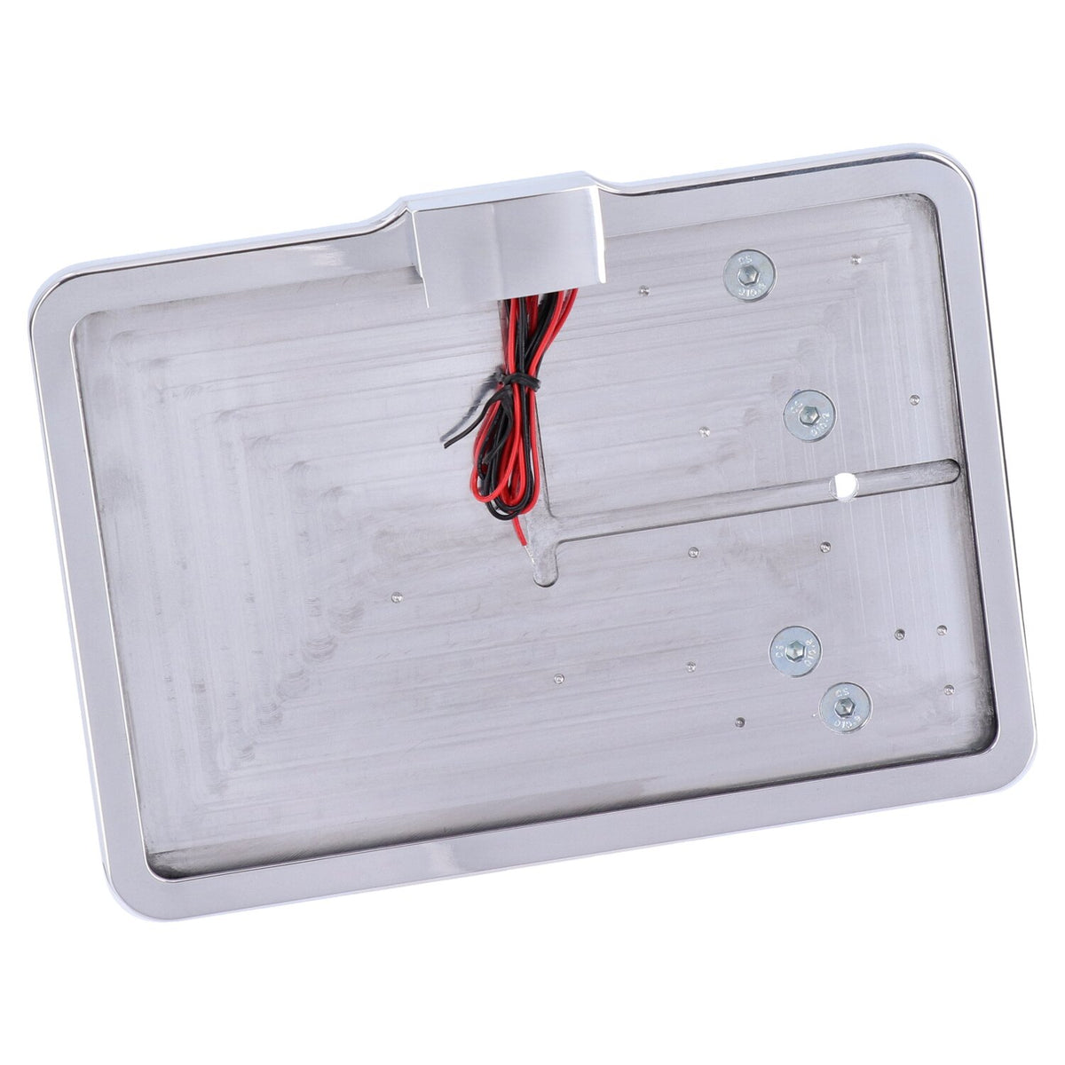 CPV 'slide-in' license plate bracket - Side mount polished