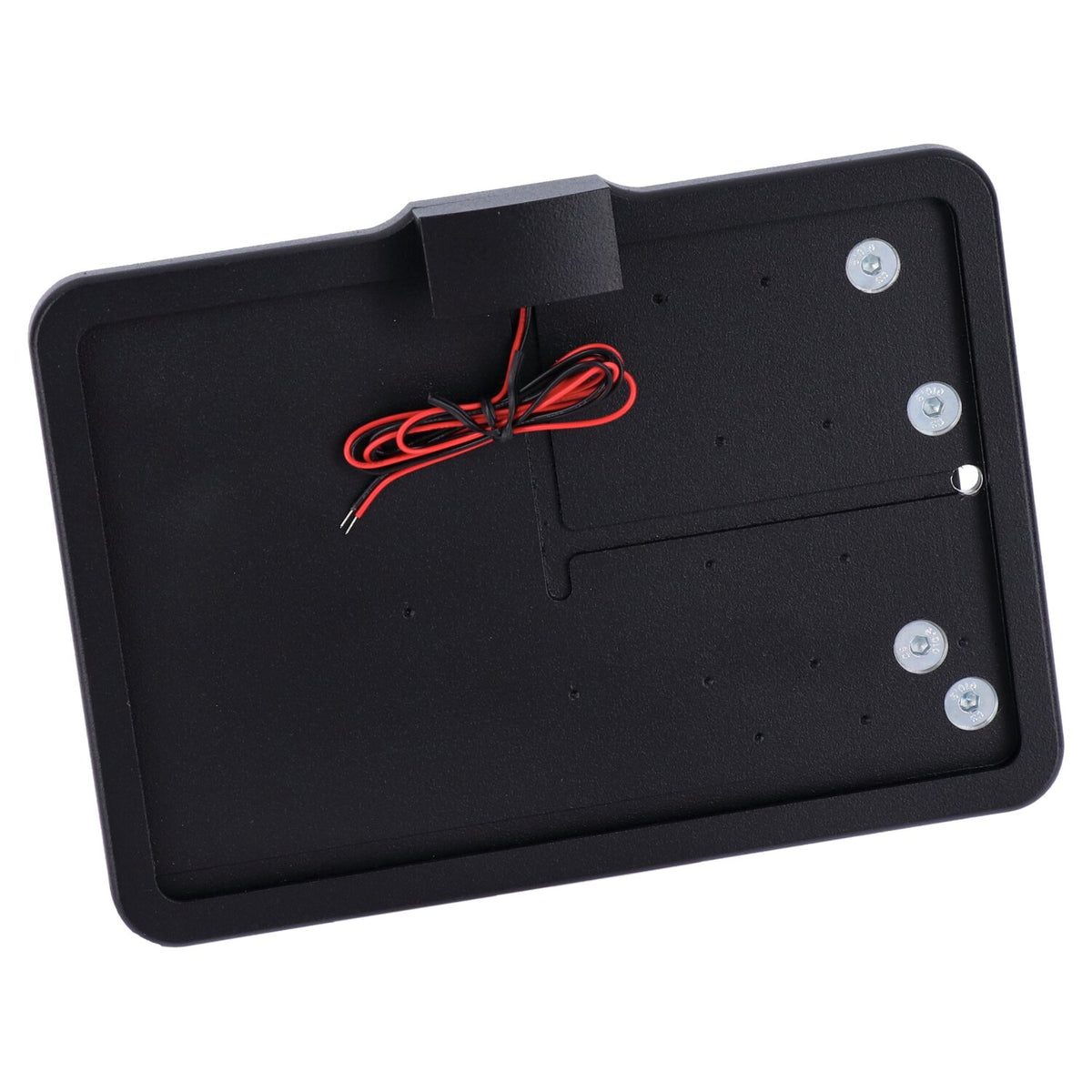 CPV 'slide-in' license plate bracket - Side mount black