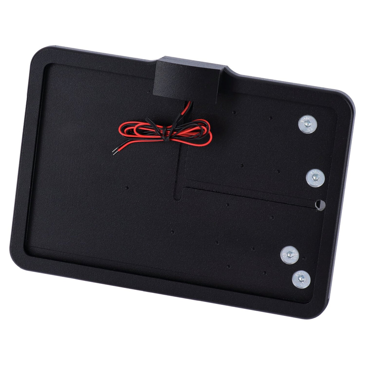 CPV 'slide-in' license plate bracket - Side mount black