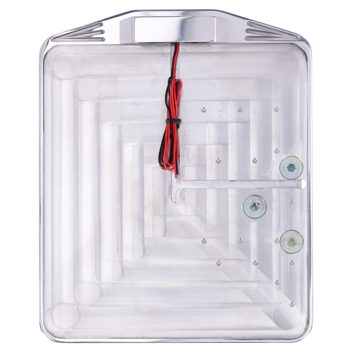 CPV side mount license plate bracket - Polished