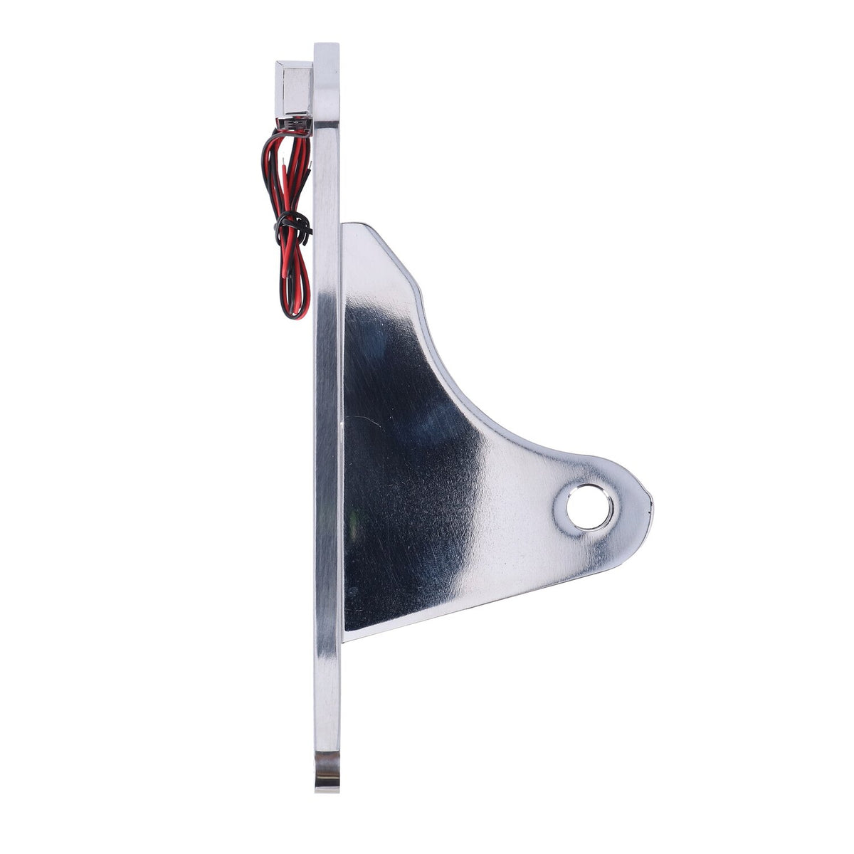 CPV Dyna shock mount license plate bracket kit DE - Polished