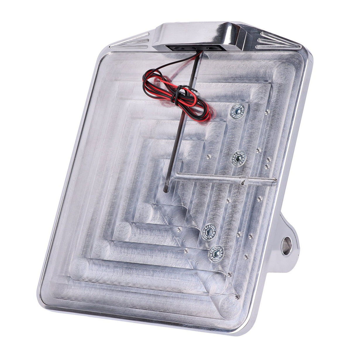 CPV Dyna shock mount license plate bracket kit DE - Polished