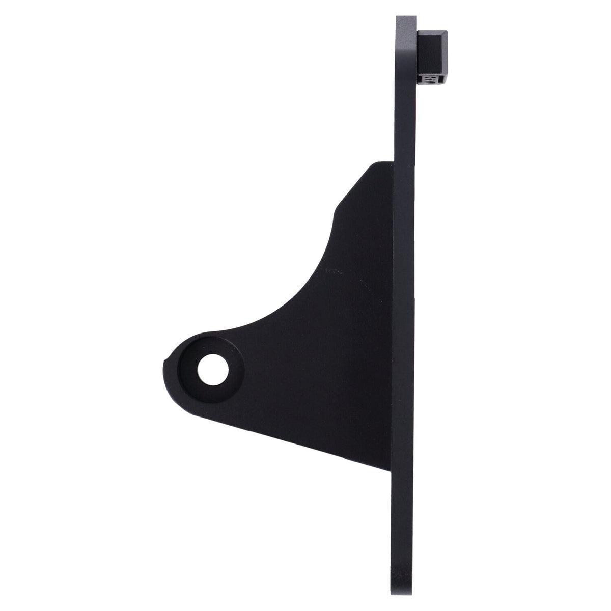 CPV side mount license plate bracket - Black powder coated