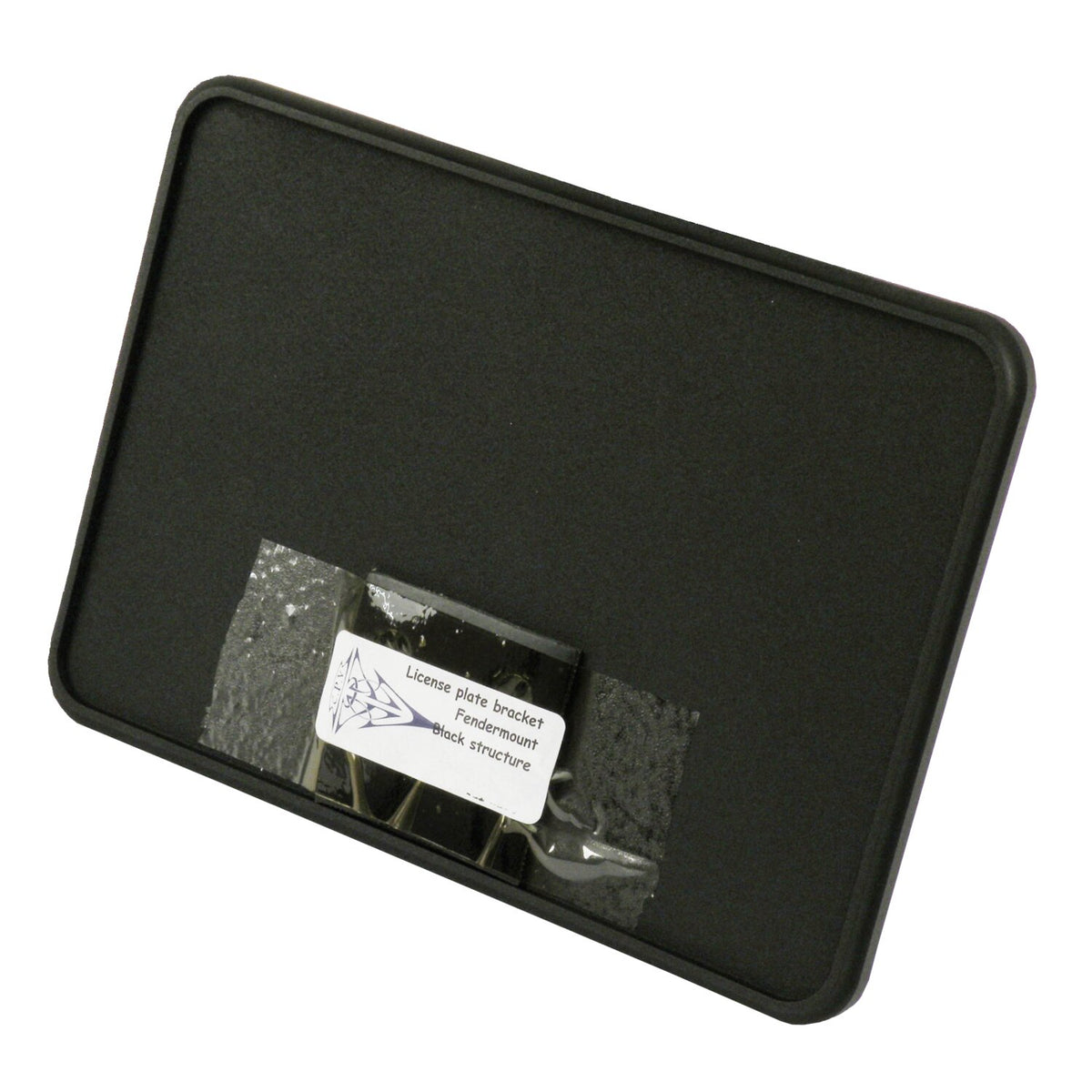 CPV license plate bracket 25 degree - EU - Black