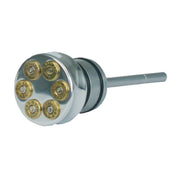 CPV CVP oil tank fill plug with dipstick - Bullet - Polished
