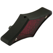 MCS Flat-lens diamond LED taillight - Black