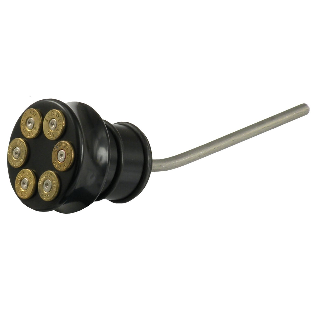 CPV CVP oil tank fill plug with dipstick - Bullet - Black