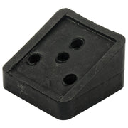 CPV rubber mount block for license plate holder