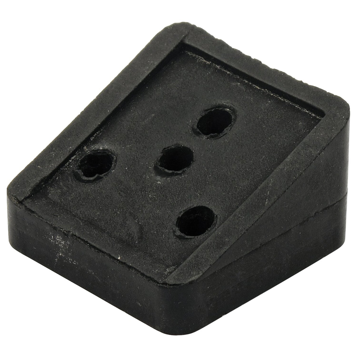 CPV rubber mount block for license plate holder
