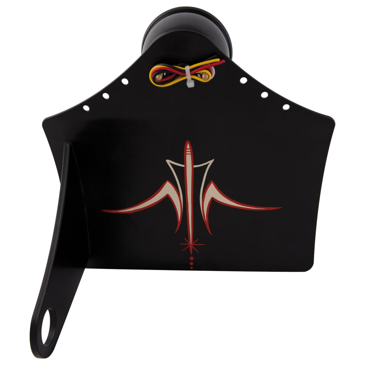 Cpv curved license plate bracket