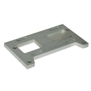 Paughco 4-sp transmission mount plate - 1.5" offset - Alu