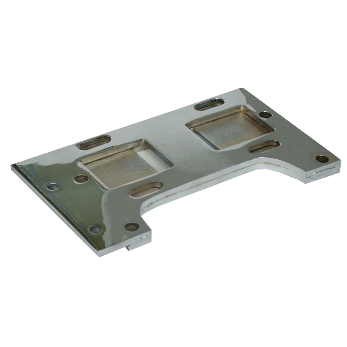 Paughco 4-sp transmission mount plate - 1.5" offset - Alu