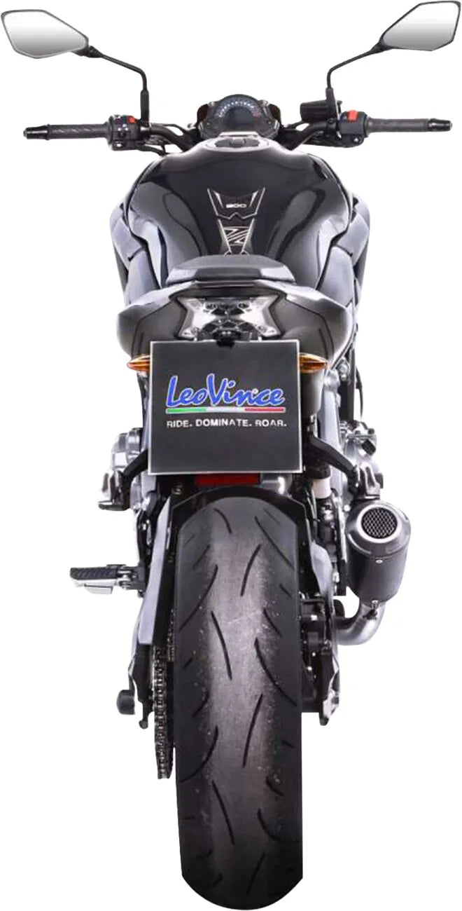 Leovince Lv-10 Black Edition Tłumik Slip-on - Homologacja Drogowa ECE