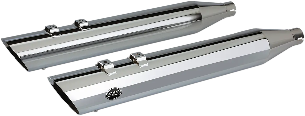 S&s Cycle Slash Cut Slip-on Tłumiki Chrome
