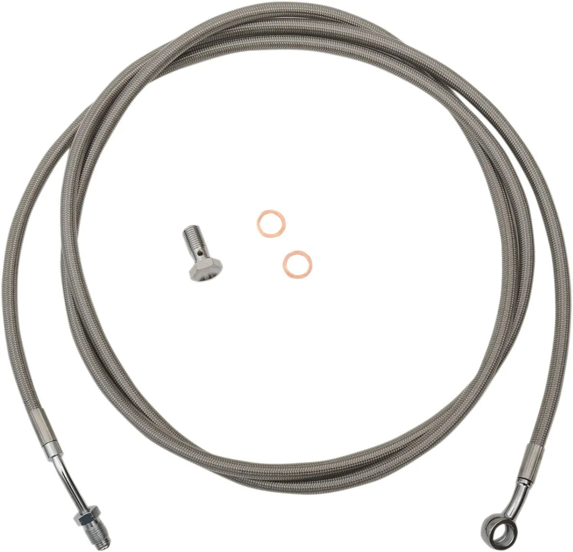 La Choppers Stainless Steel Braided Clutch Cable for 12"-14" Ape