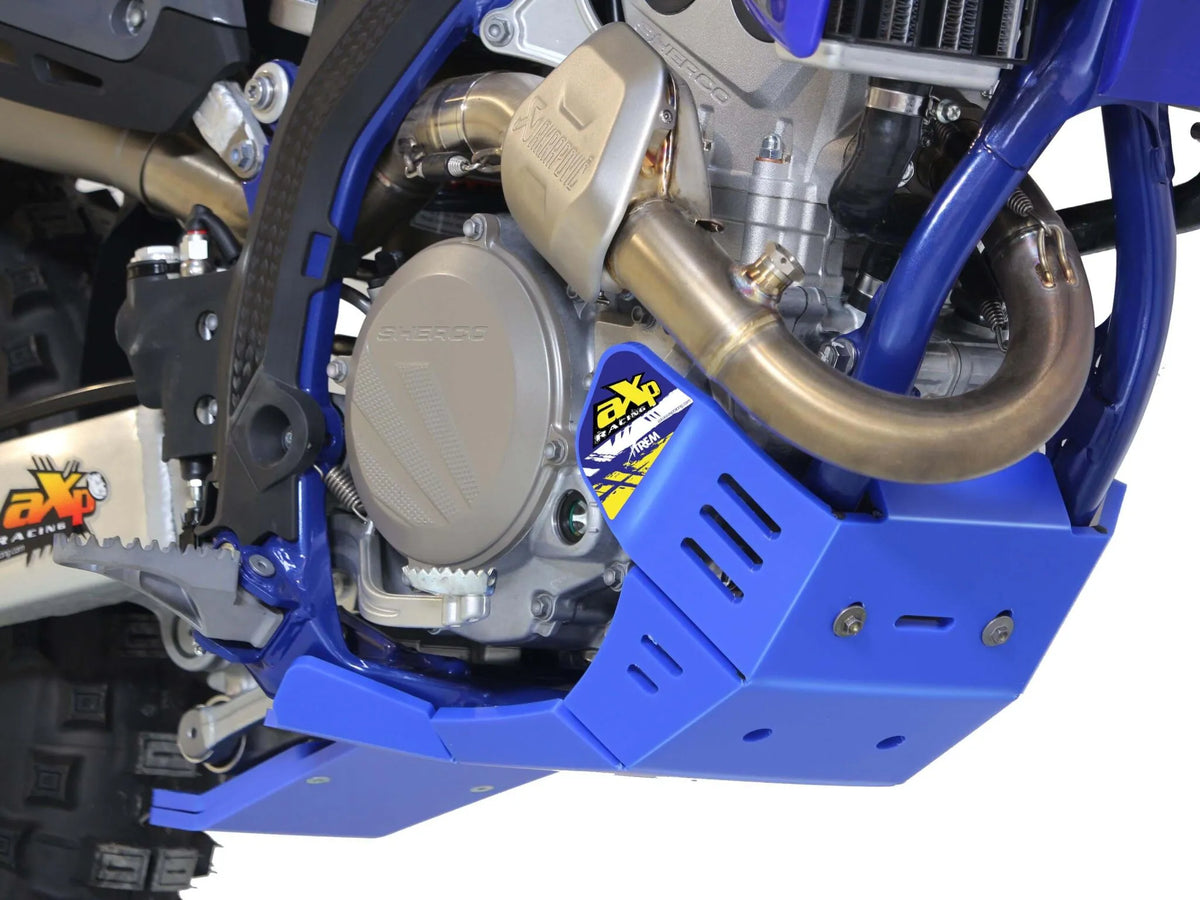 AXP Racing HDPE Xtrem Skid Plate - Blue - AX1759