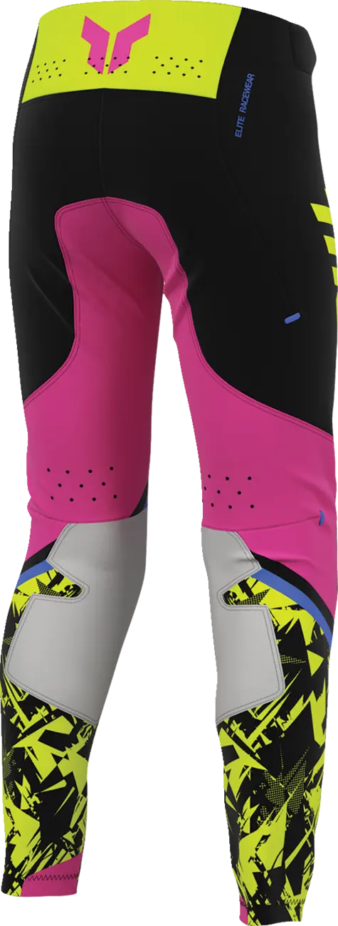 Thor Sportsmode Punk'd Youth Pants Black/Fuchsia