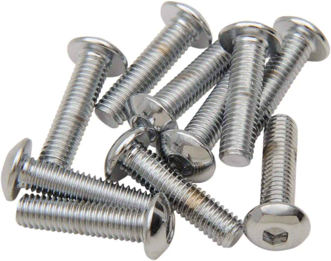Drag Specialties Button Head Bolts 10-32 x 1/2"