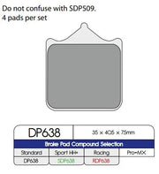 Klocki Hamulcowe Dp Brakes Standard Sintered Metal - Przód