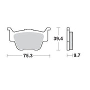 Moto-master Racing Brake Pads For Atv - Rear