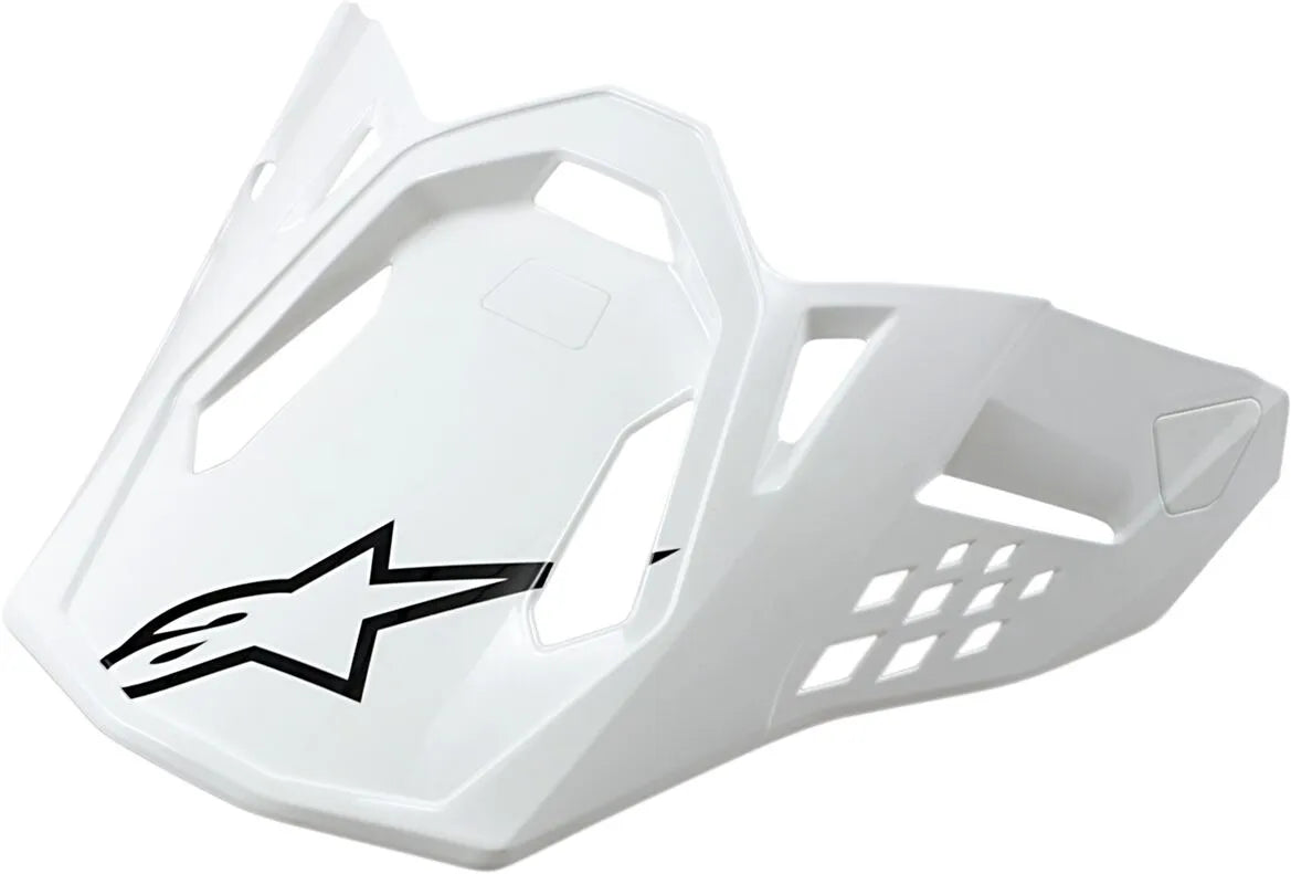 Alpinestars Supertech M10 M8 Helmet Visor White Gloss