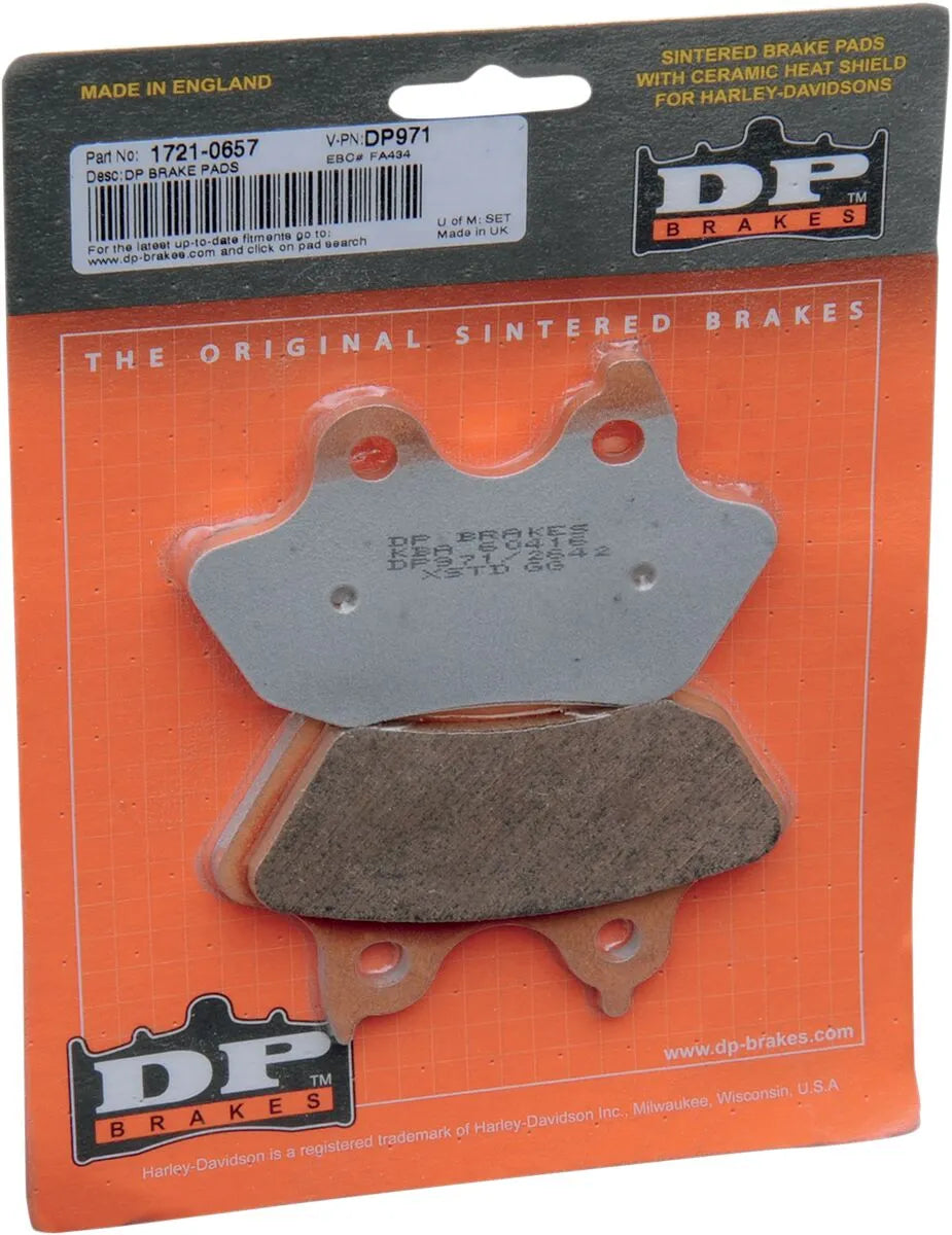 Klocki Hamulcowe Dp Brakes Ze Spiekanego Metalu Do Harley-davidson - Tył