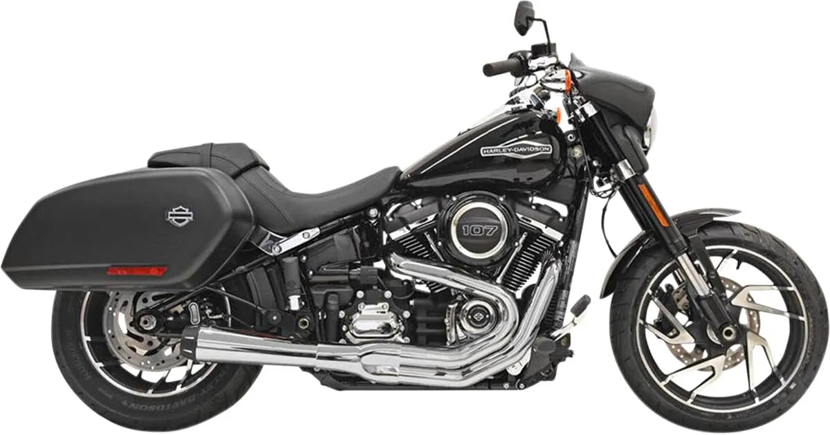 Bassani Xhaust 2-w-1 Road Rage Układ Wydechowy Chrom