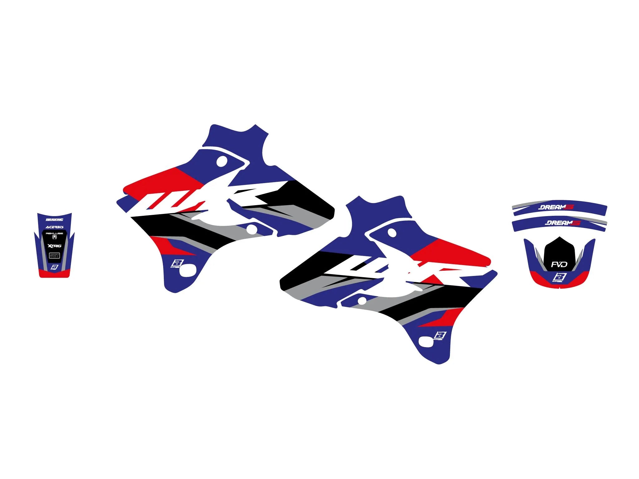 Blackbird Racing Dream 5 Graphic Kit For Yamaha