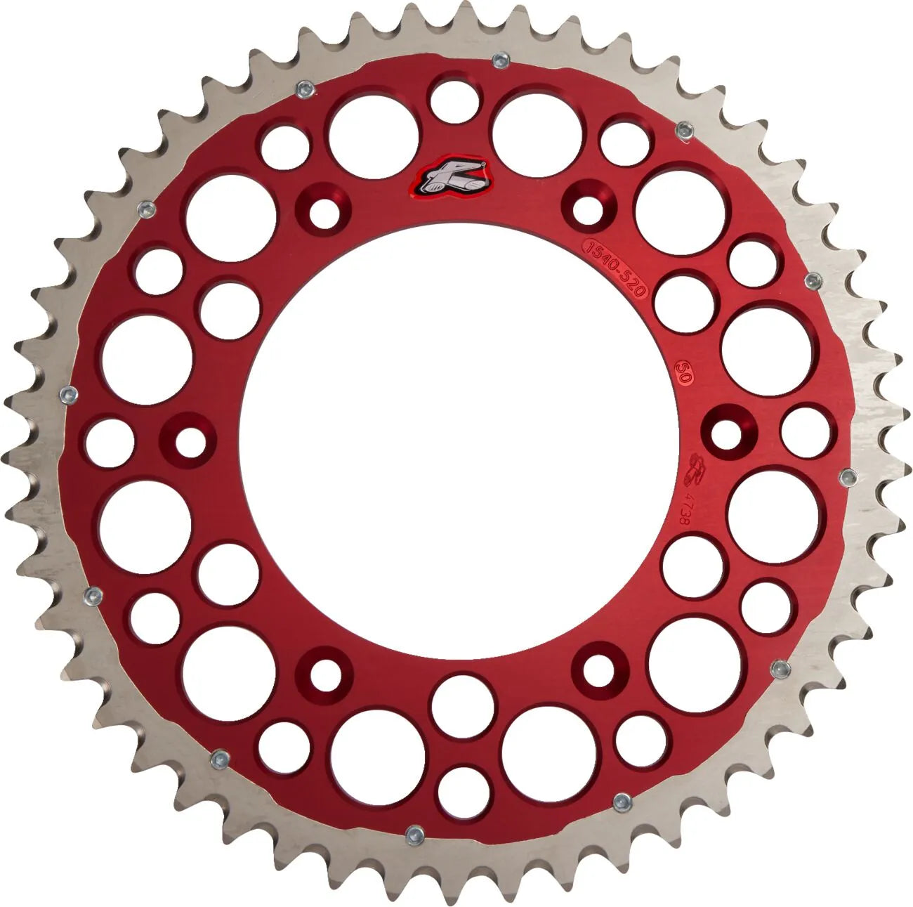 Renthal Twinring Rear Sprocket 520 50t Red