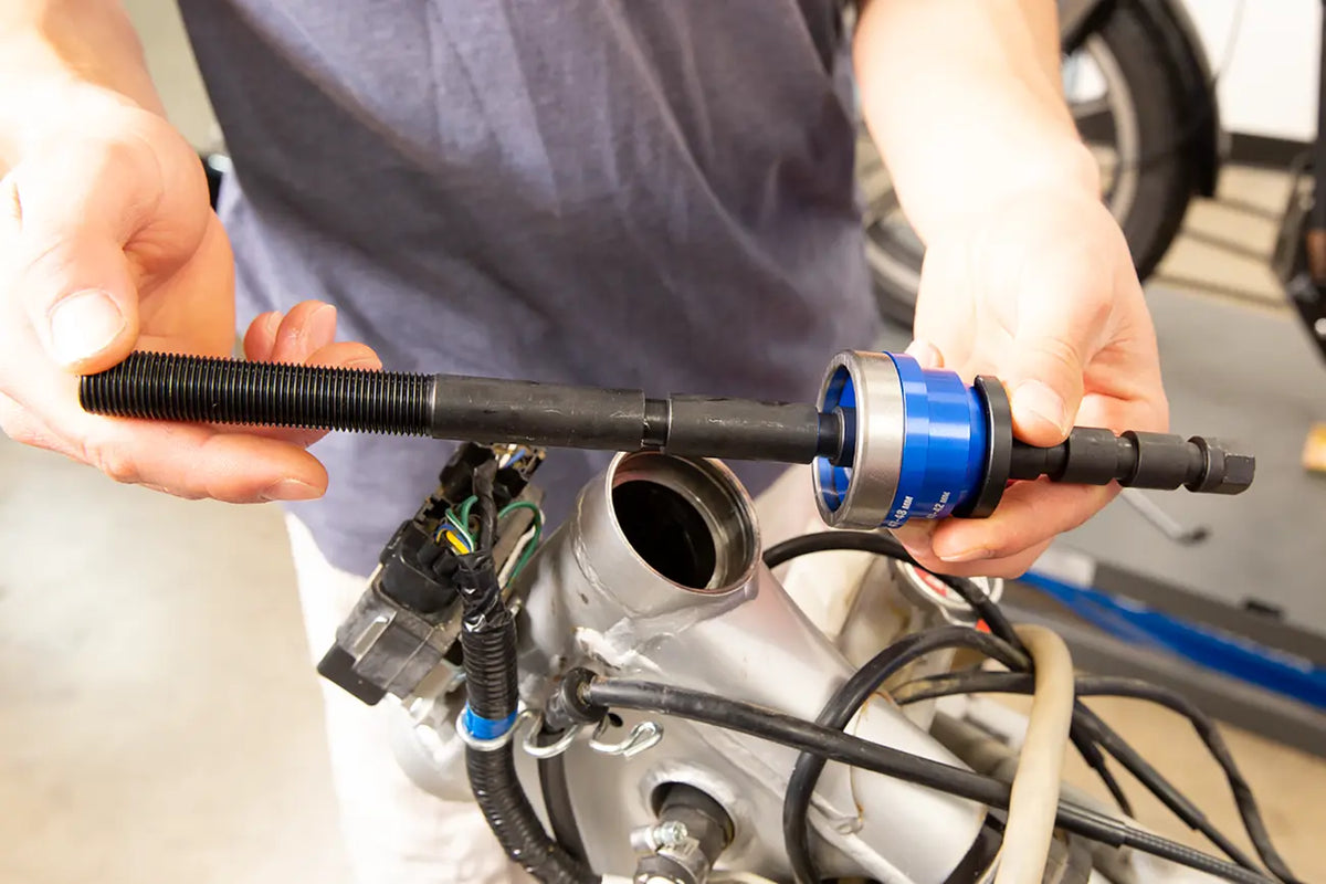 Motion Pro Steering Bearing Installer Black Blue for 41-56mm