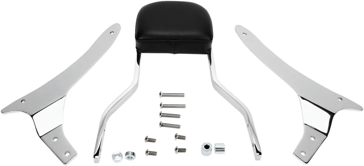 Cobra Square Sissy Bar Kit - Chrome Steel