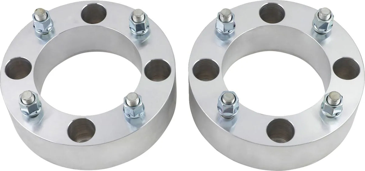 Moose Offroad Wheel Spacers 4/137 Bolt Pattern 2" Silver