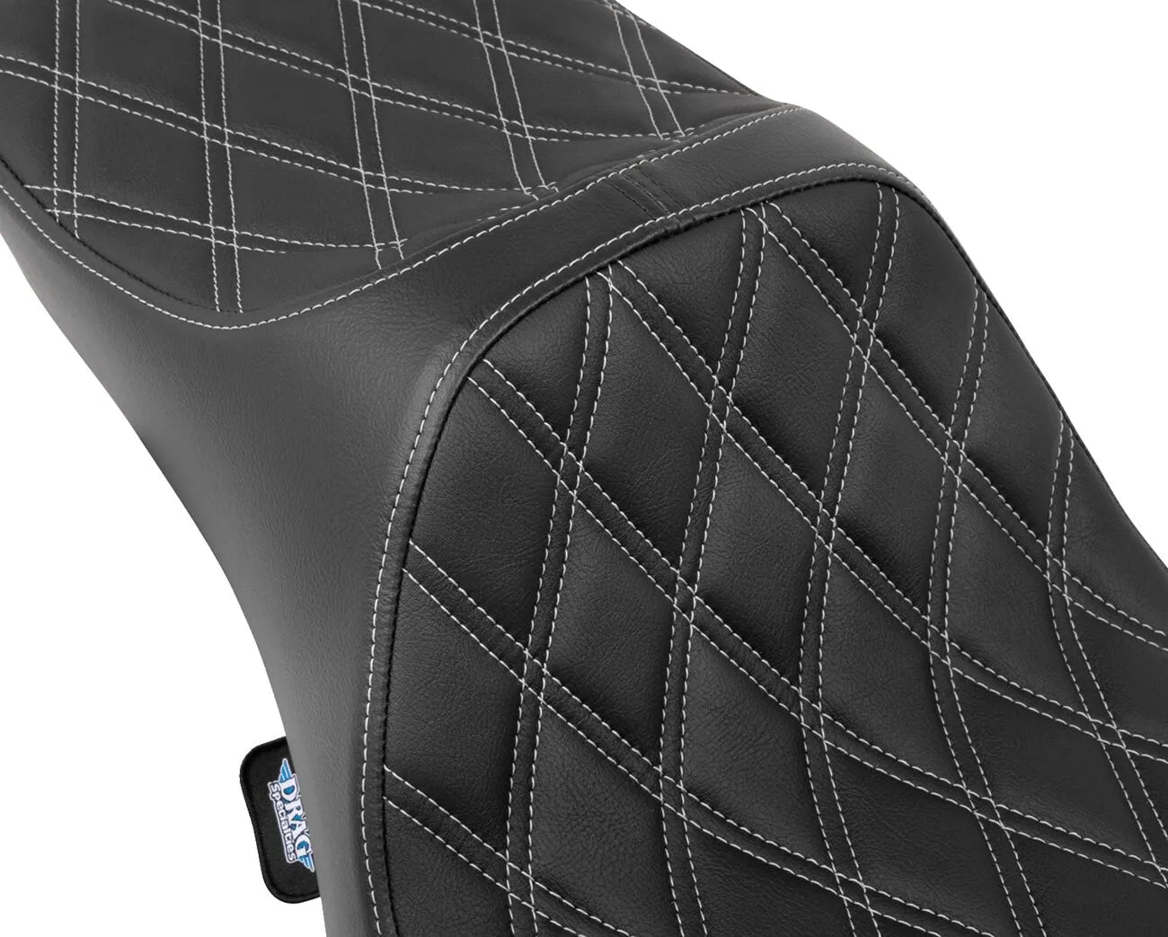 2-Up Drag Specialties Extended Reach Predator Seat - For Harley Davidson