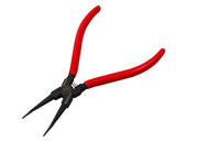 Bikeservice Internal Straight Snap Ring Pliers 7" Black Red