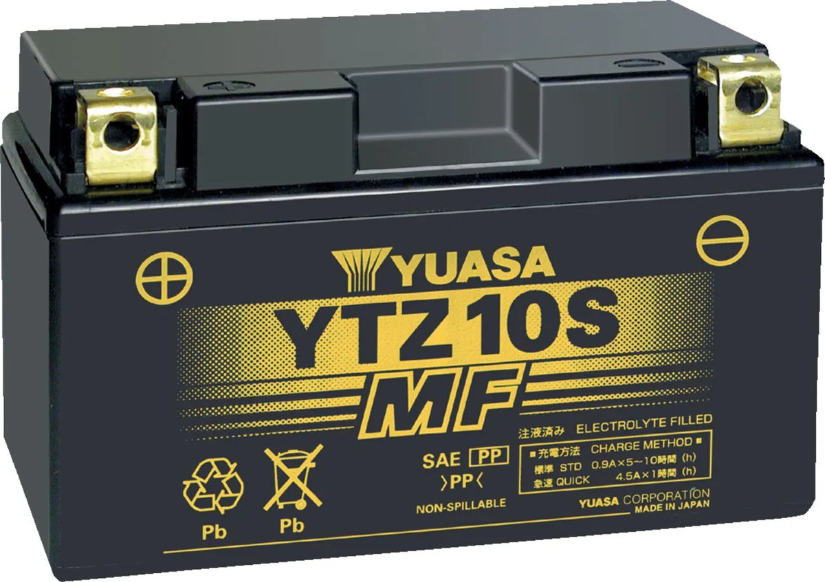 Yuasa YTZ10S AGM Maintenance-Free Battery 190 CCA for Honda