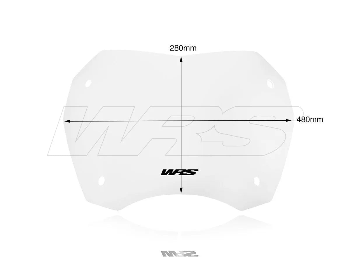 WRS Sport Windscreen - 28cm - Clear - HO020T