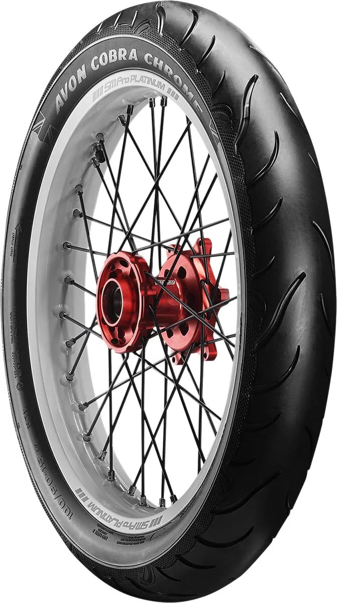 Avon Cobra Chrome AV91 Front Tire - 130/70 B18 69H - TL - Reinforced