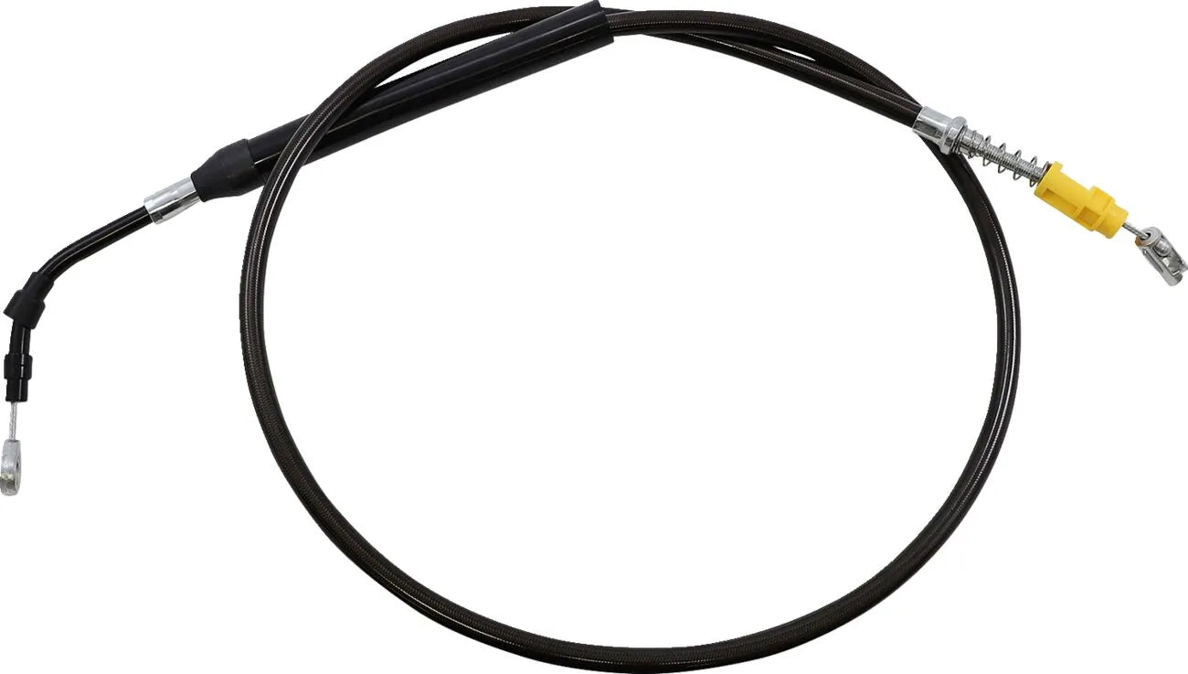 La Choppers Midnight Braided Clutch Cable for 15"-17" Ape Hangers