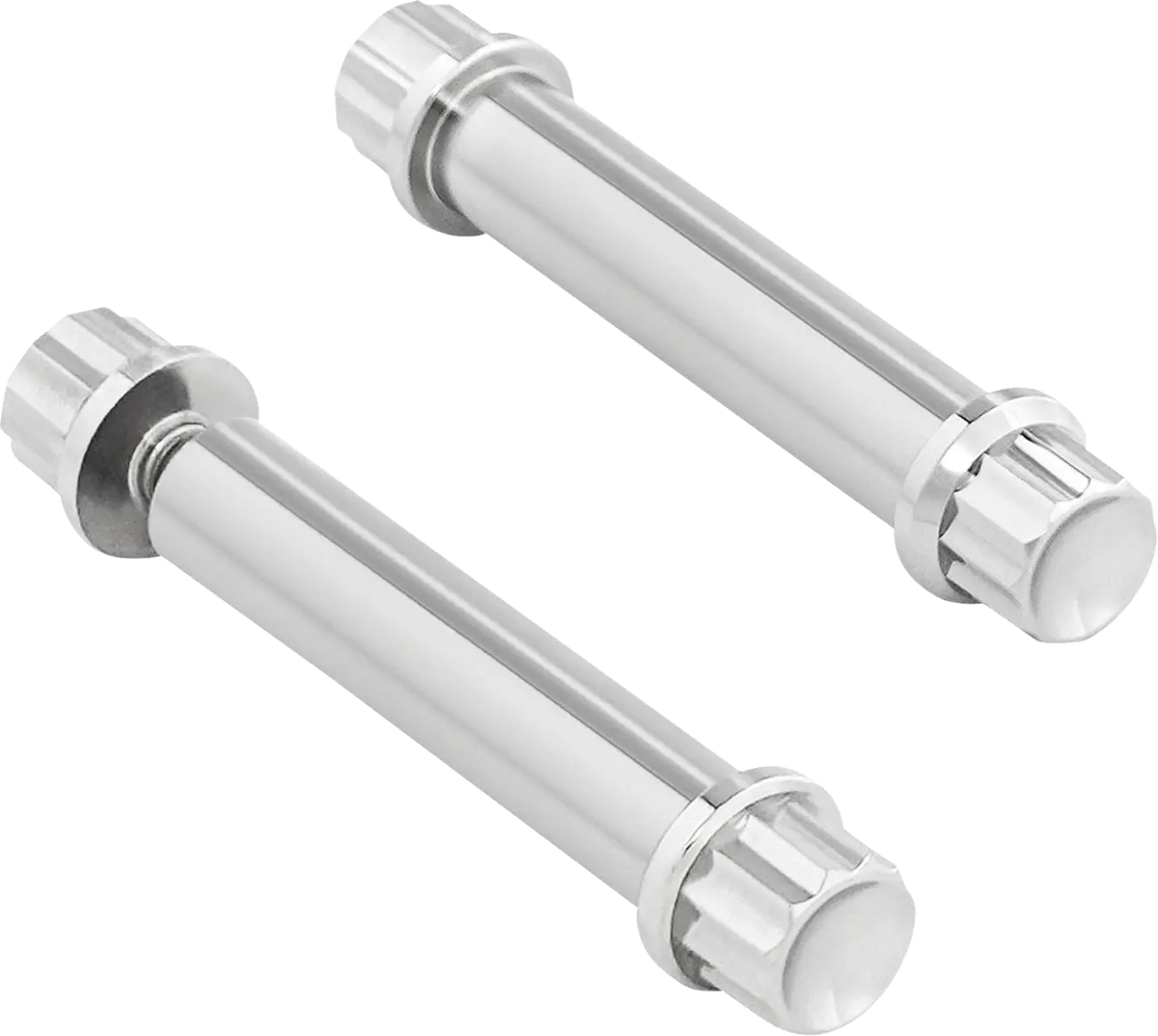 Arlen Ness Titanium 12-Point M8 Polish Footpeg Bolt Kit